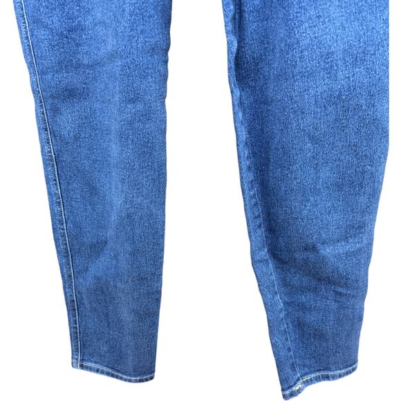 Gloria Vanderbilt Stretch Jeans 16 Short Blue Denim Mid Rise Tapered CottonBlend - Picture 4 of 8